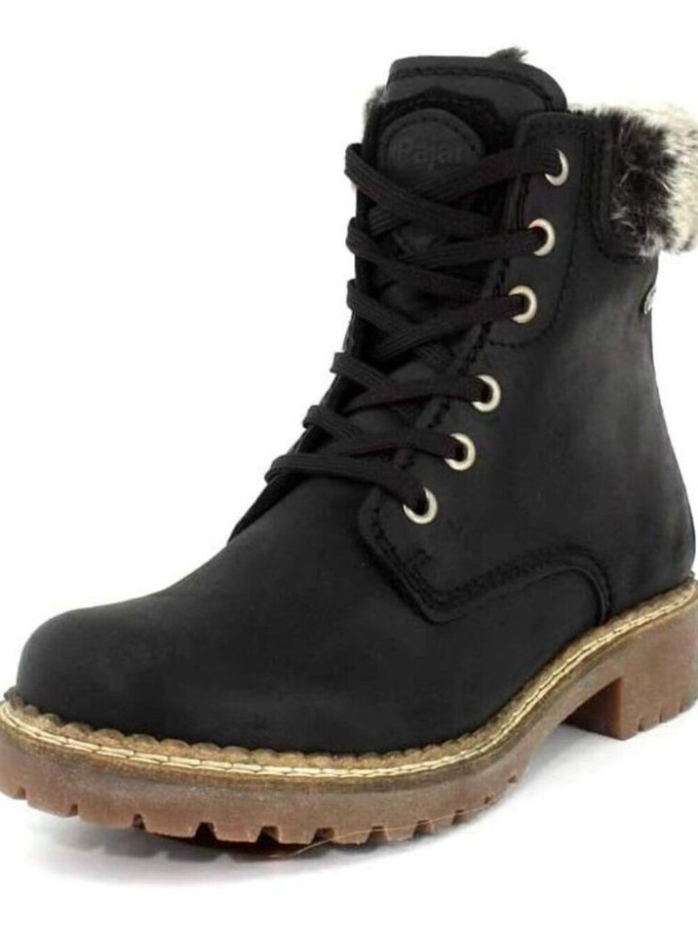 NEW Pajar Women Panthil Waterproof Insulated Nubuck Leather Ankle Lace Up Boots